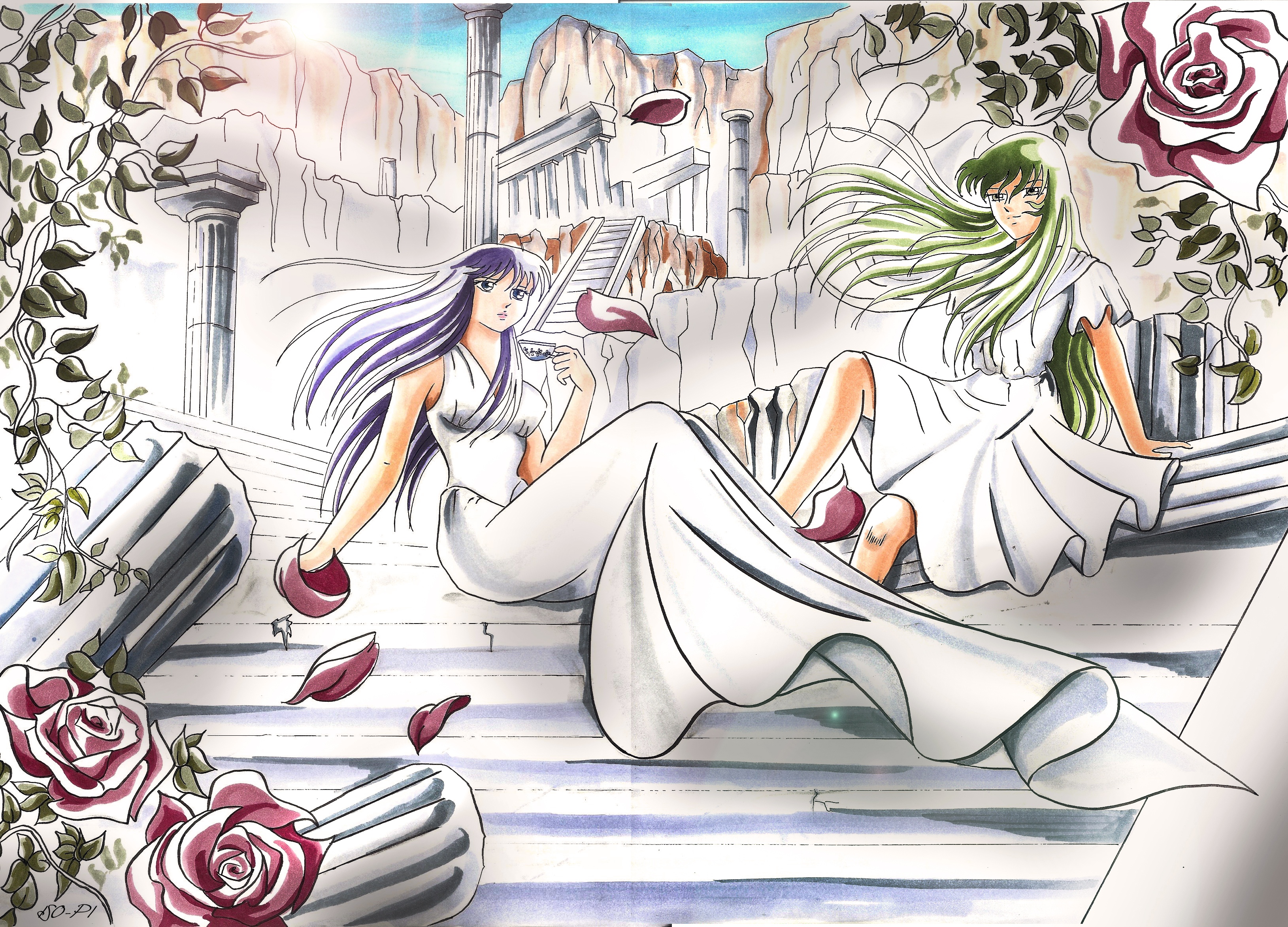 Saint Seiya - Daphne-Phantasos' OC by Iso-pI  Saint seiya, Naruto  shippuden anime, Online art gallery
